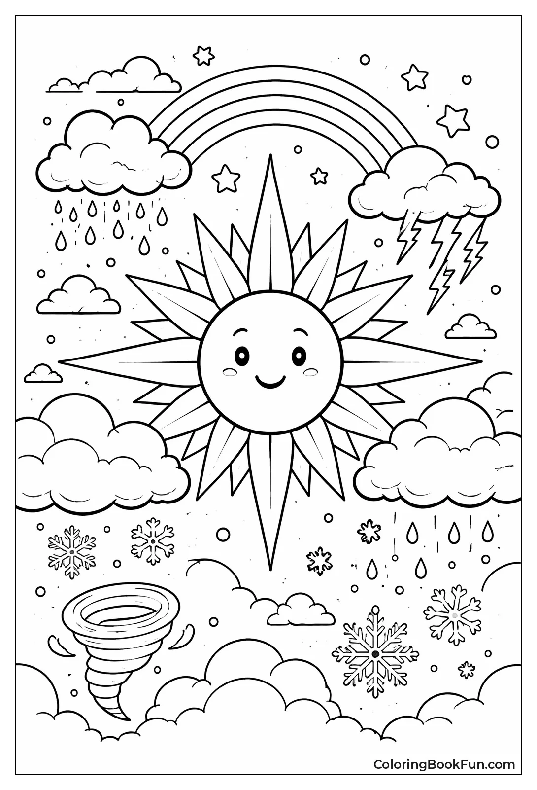 Symmetrical Sun Rays
