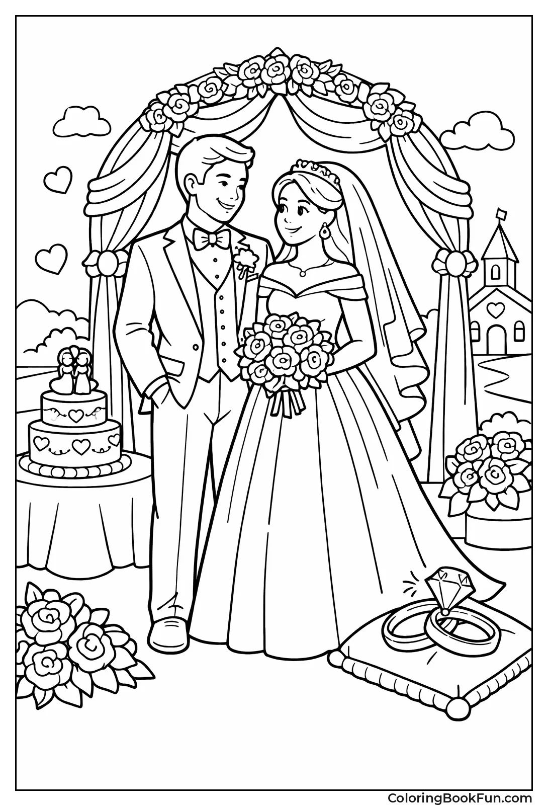 Realistic Bridal Gown