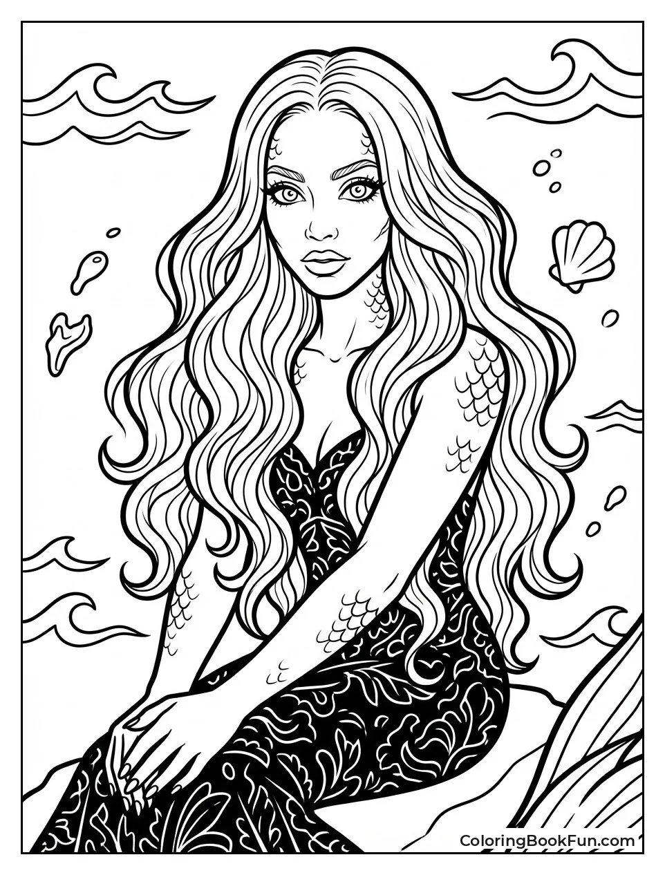 Bianca Poses as Siren