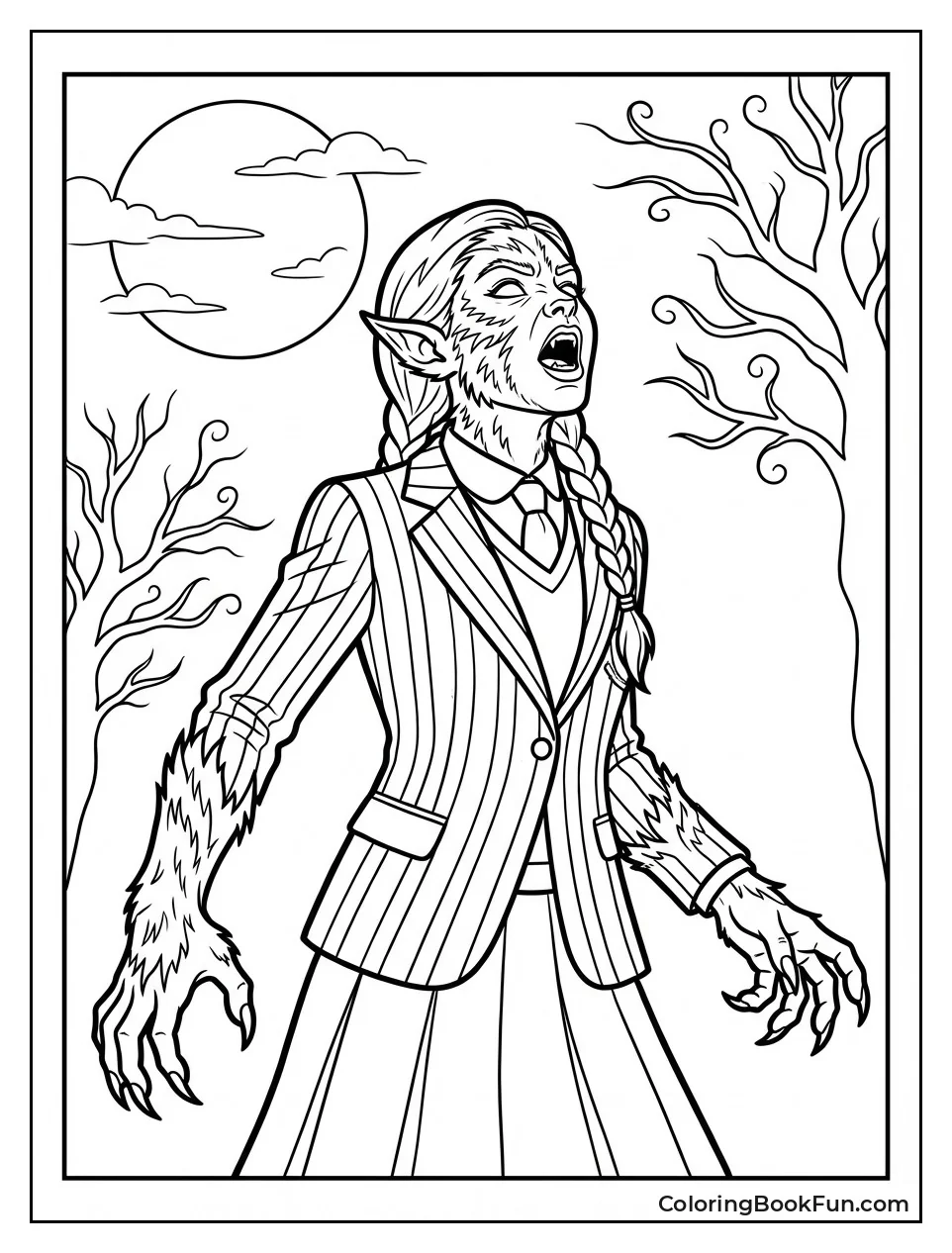 Enid Turns into Werewolf