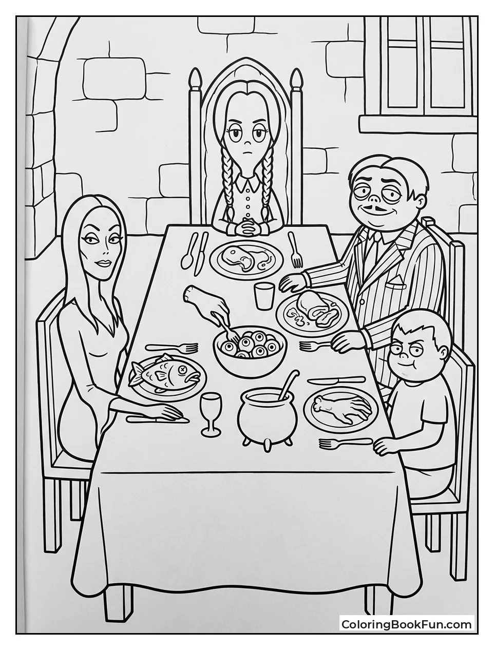 Family Eats Chaotic Dinner