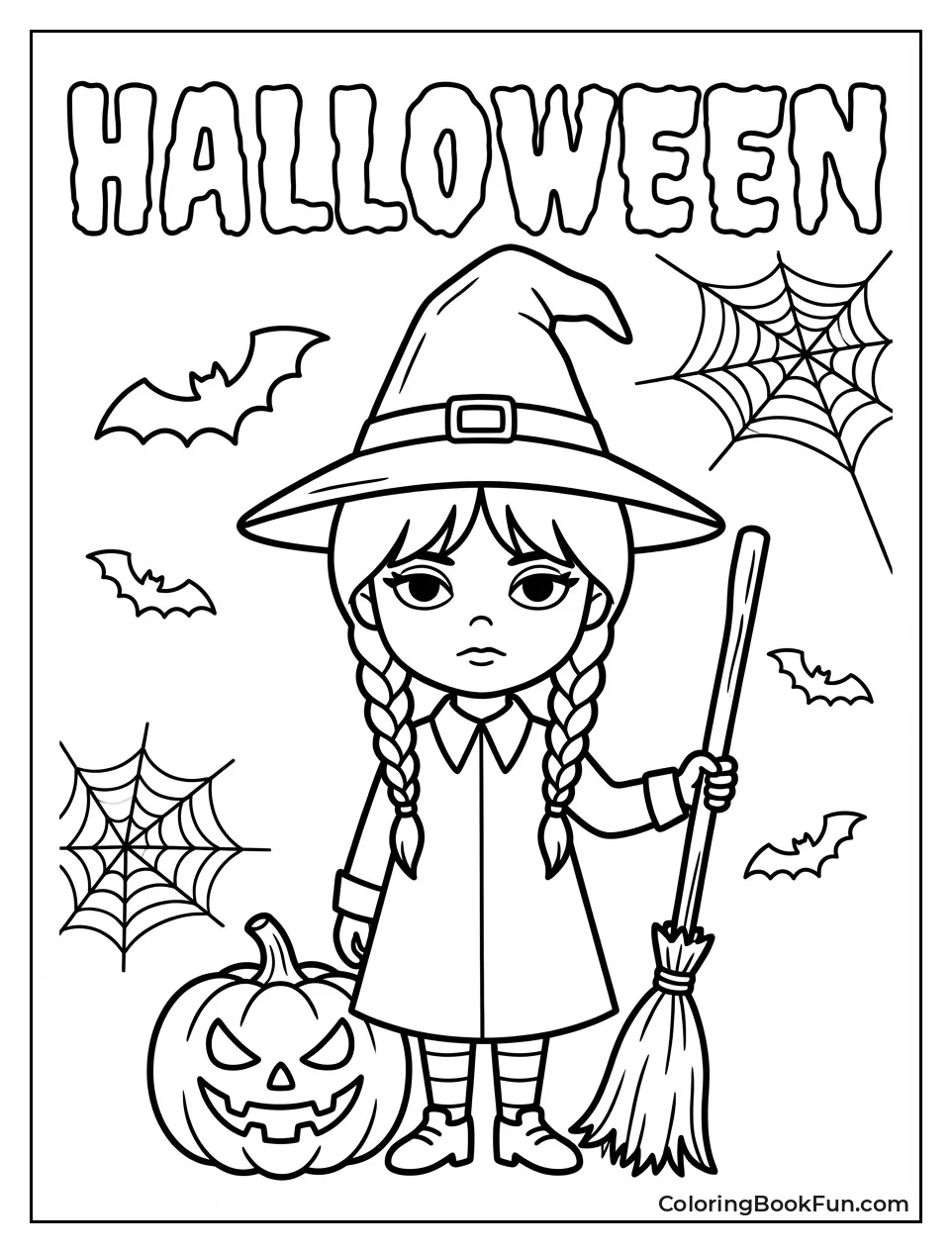 Wednesday as Gothic Witch