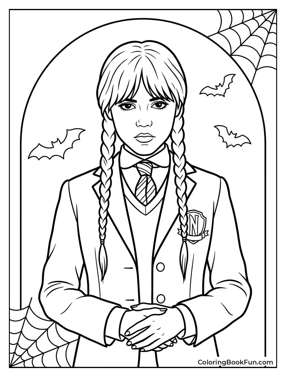 Netflix Wednesday in Uniform