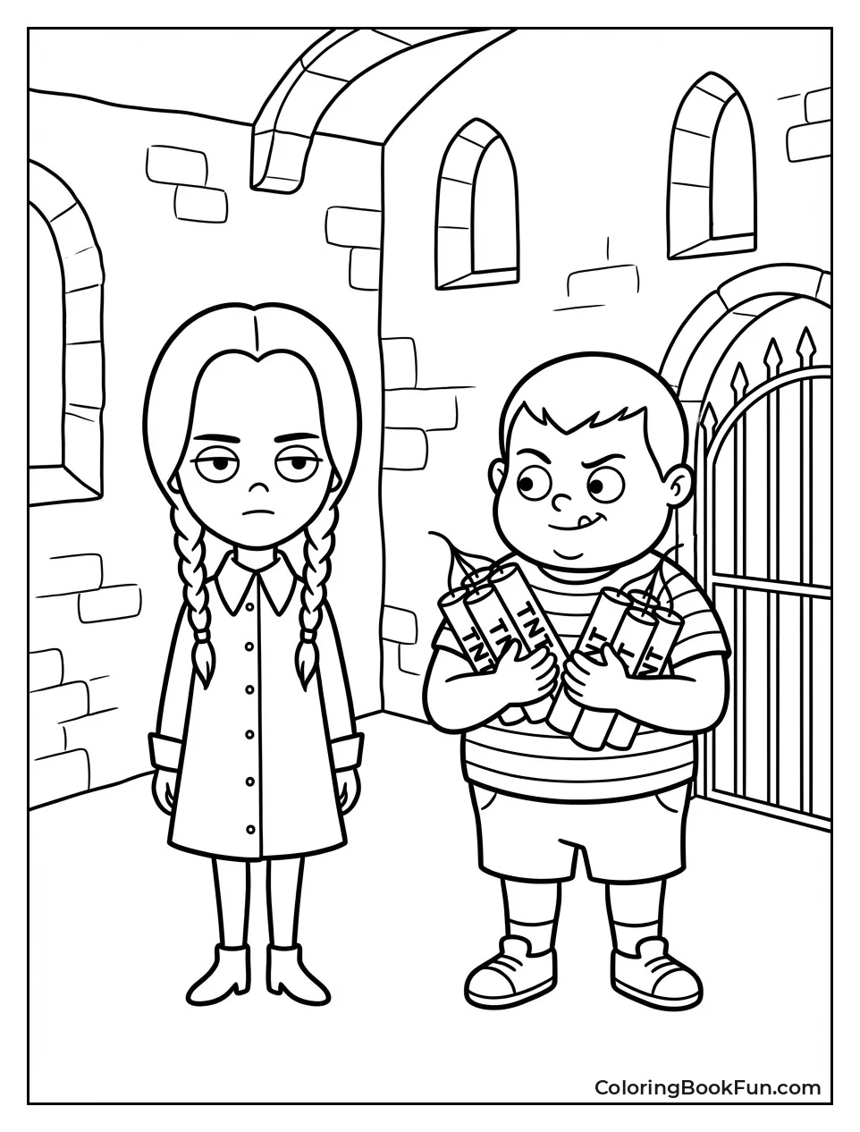 Pugsley Plays with Dynamite