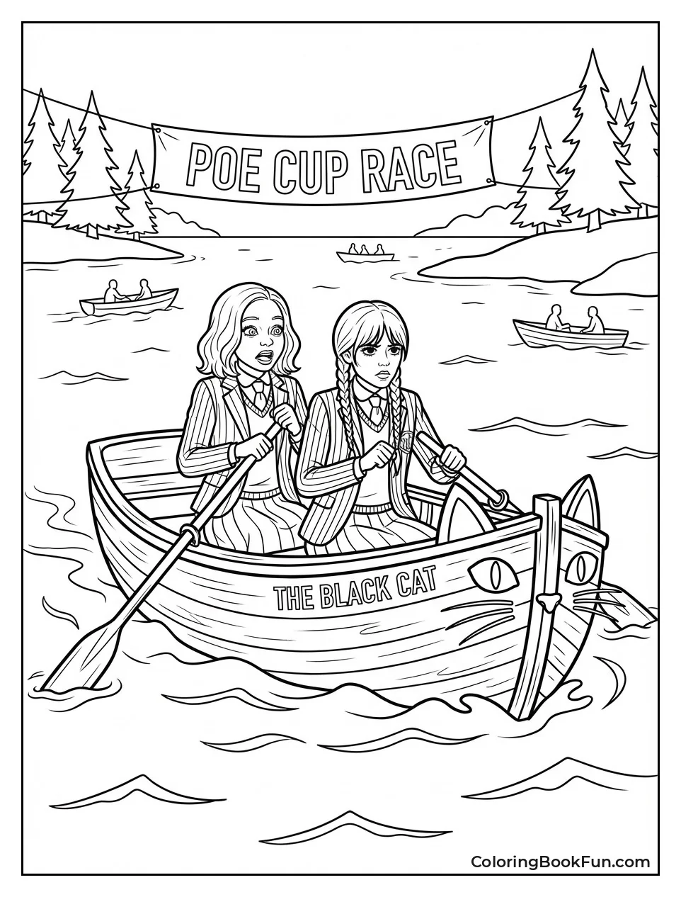 Wednesday Rows Poe Cup Boat