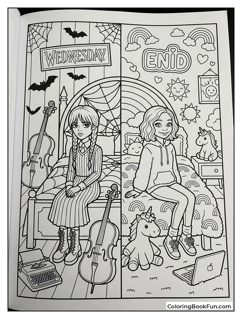 Wednesday and Enid Share Room