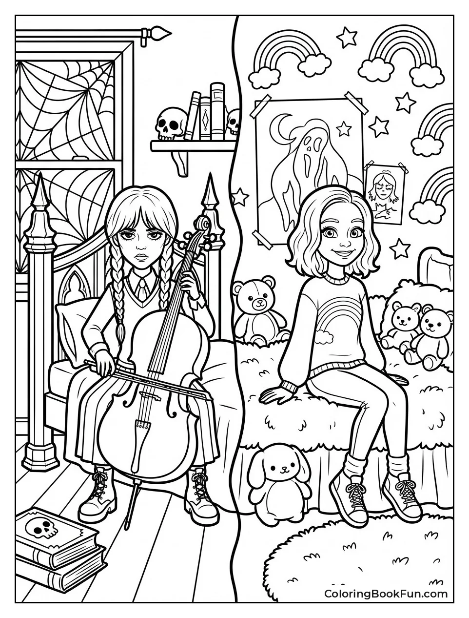 Wednesday Enid Roommates