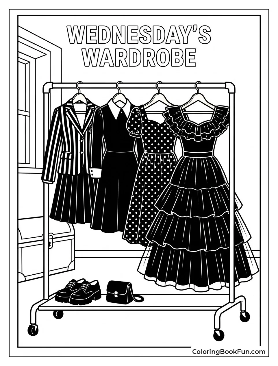 Wednesday's Dark Outfits