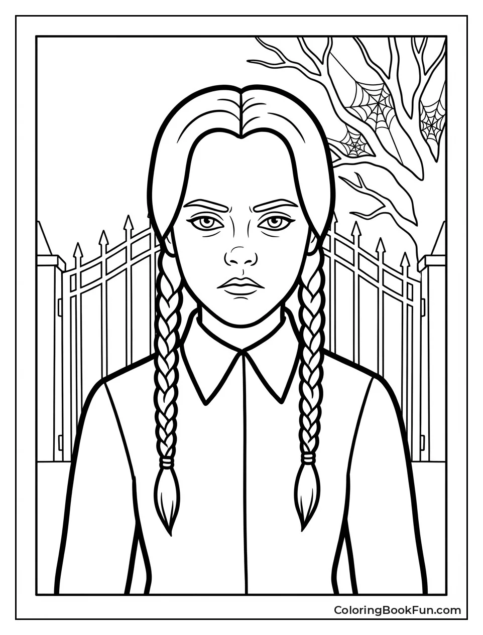 Wednesday Gives Scary Glare