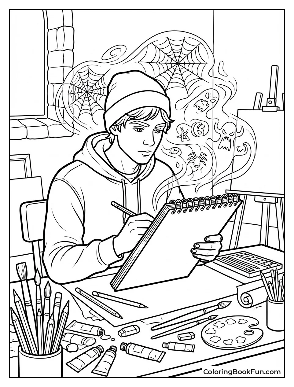 Xavier Sketches Psychic Visions