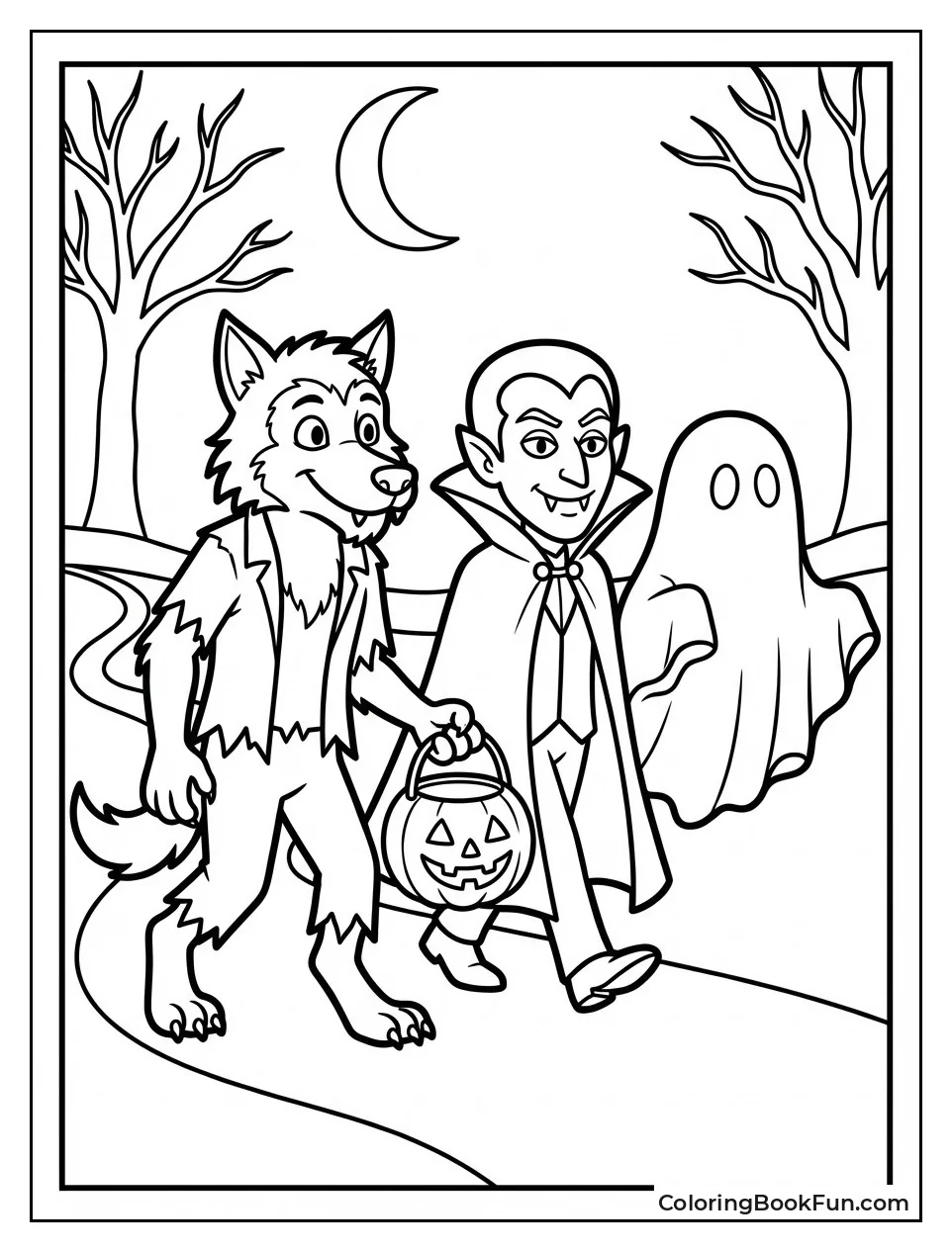 Werewolf Trick-or-Treating Candy