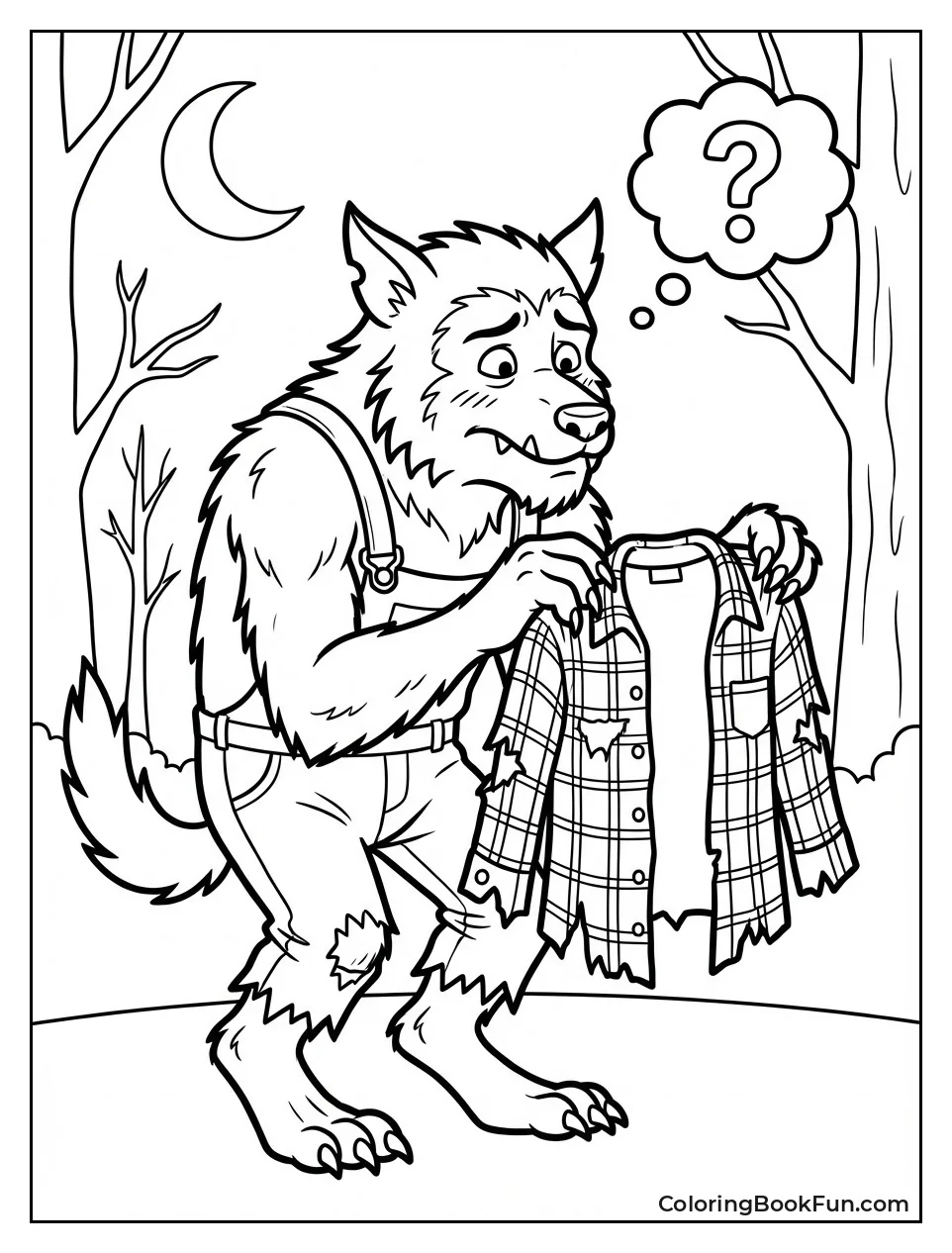 Werewolf with Ripped Shirt