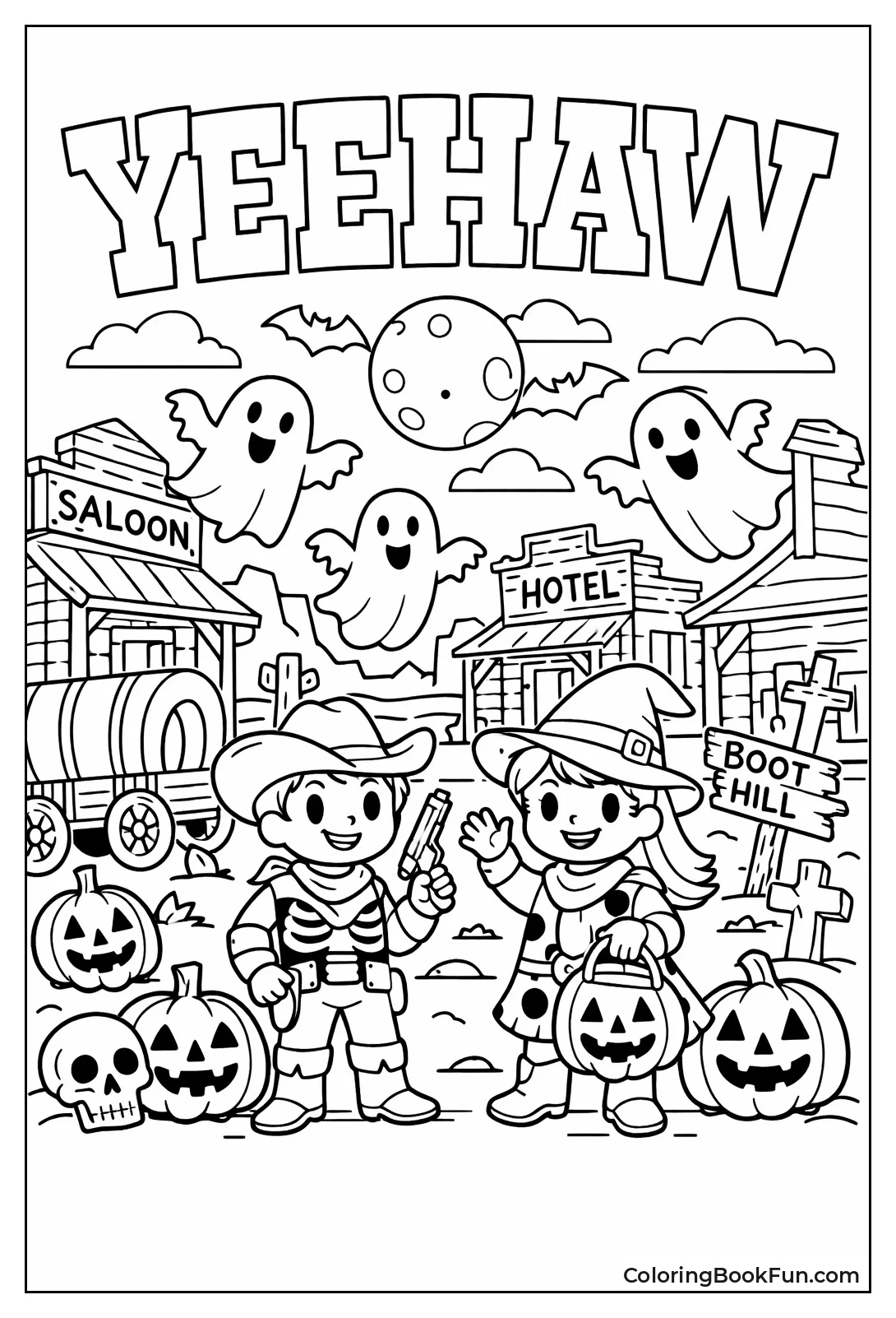 Ghosts Haunting Western Ghost Town