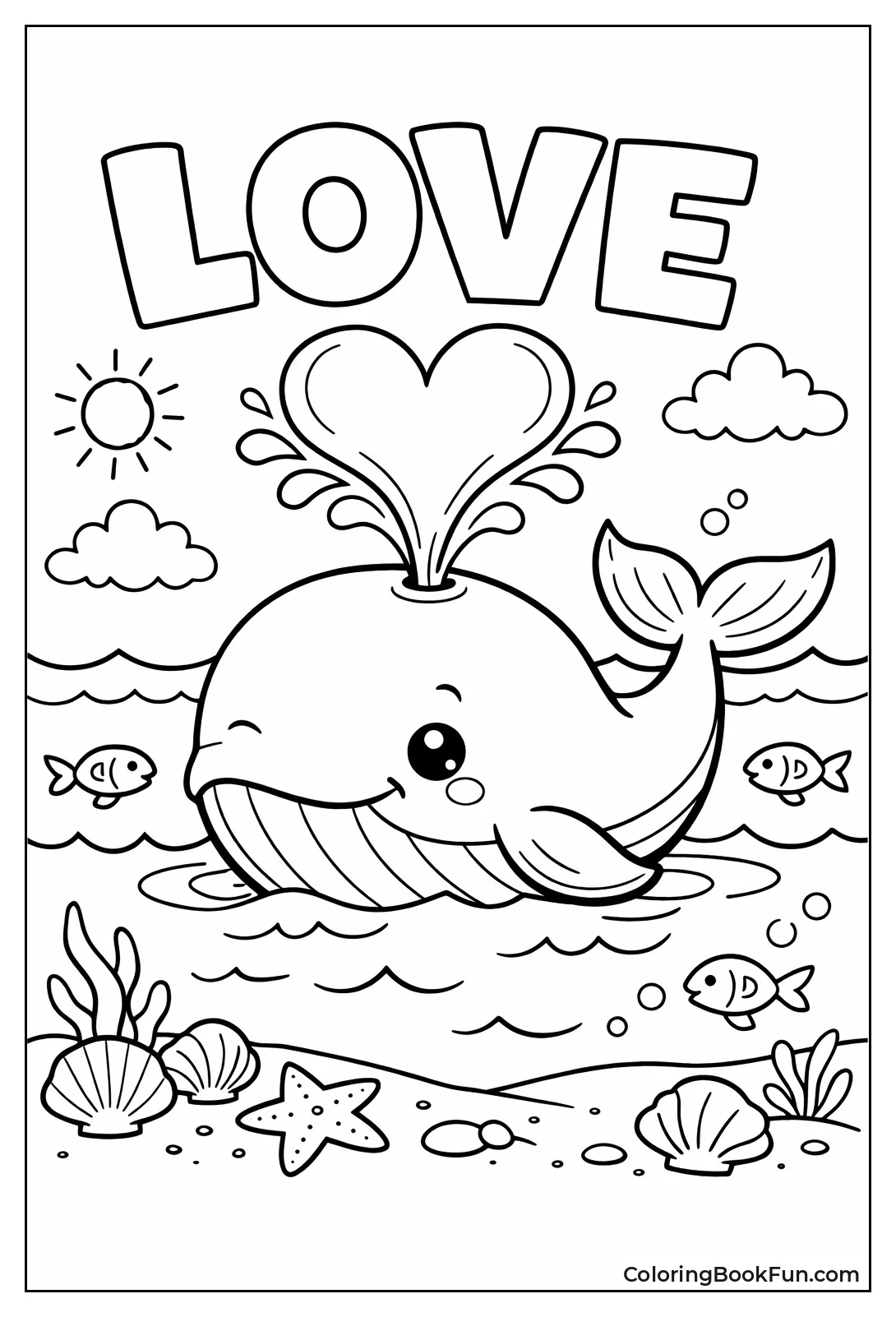 Whale Blows Heart