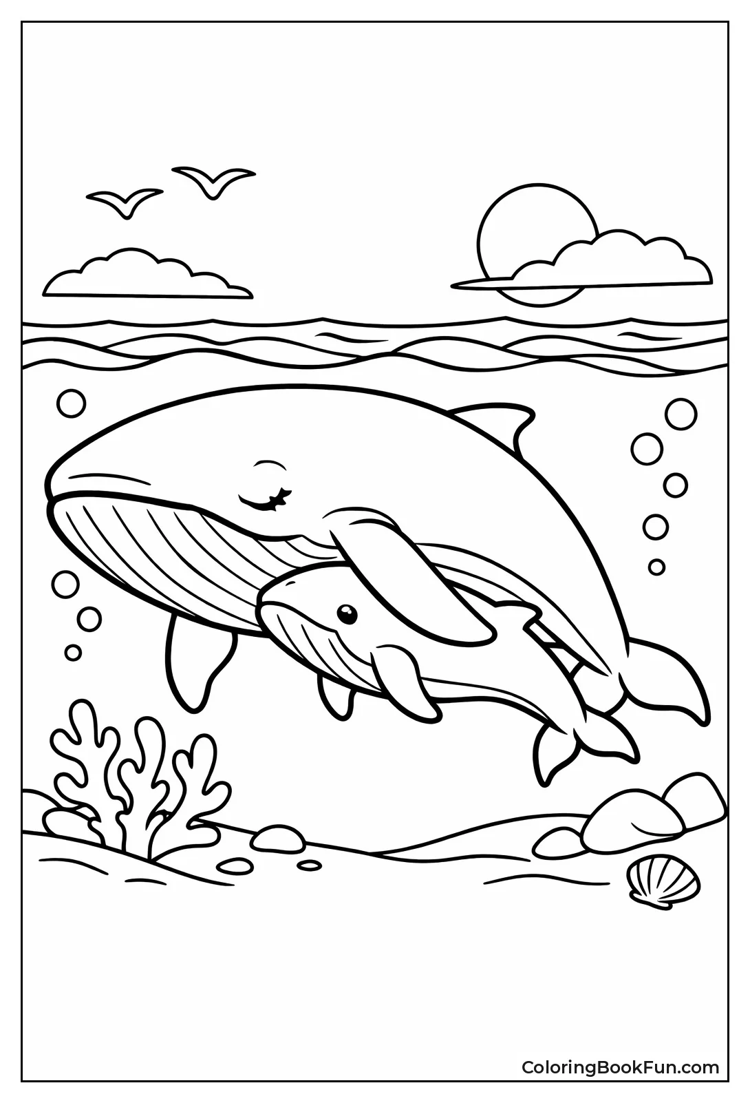 Mother Nurses Her Calf