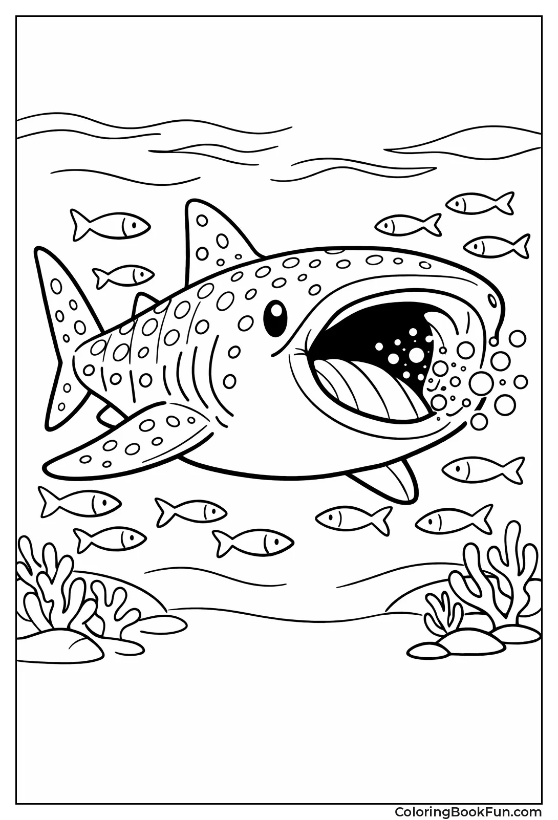 Whale Shark Eating Plankton