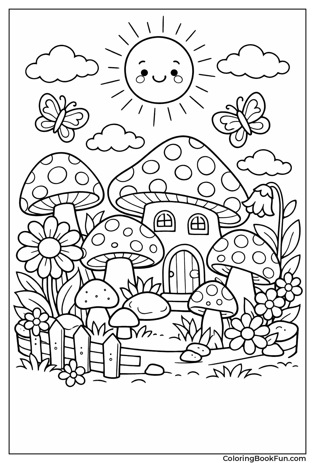 Garden Overflows with Mushrooms