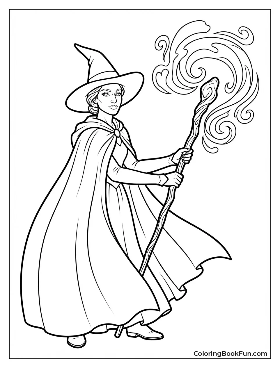 Elphaba Casts Green Spell