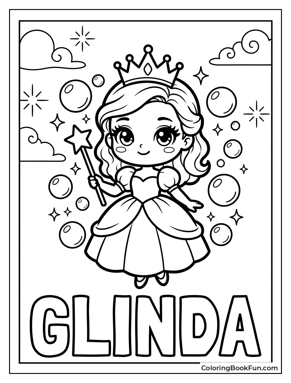 Chibi Glinda Waves Wand