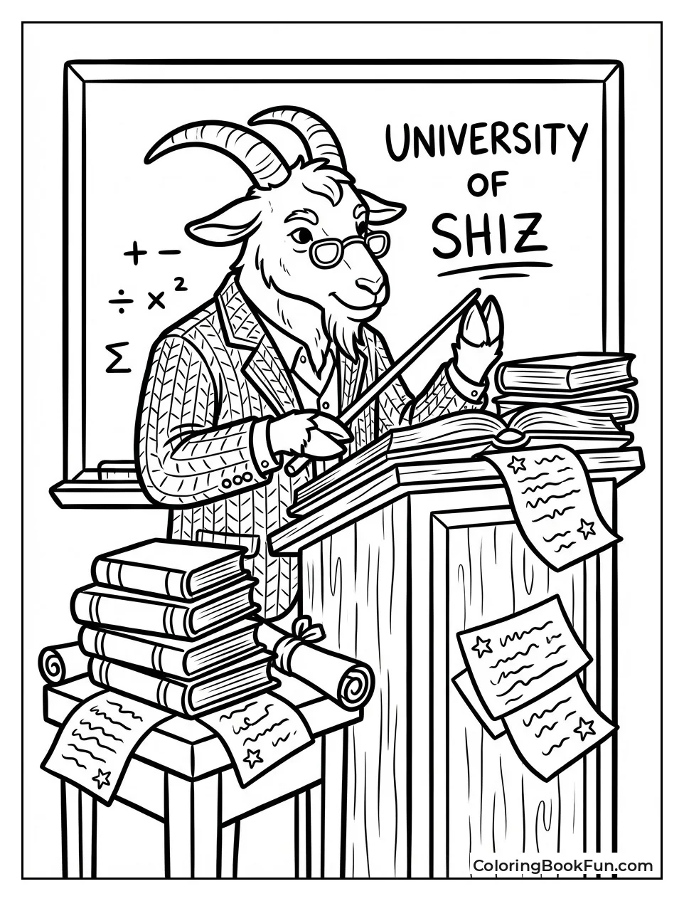 Doctor Dillamond Lecturing Books