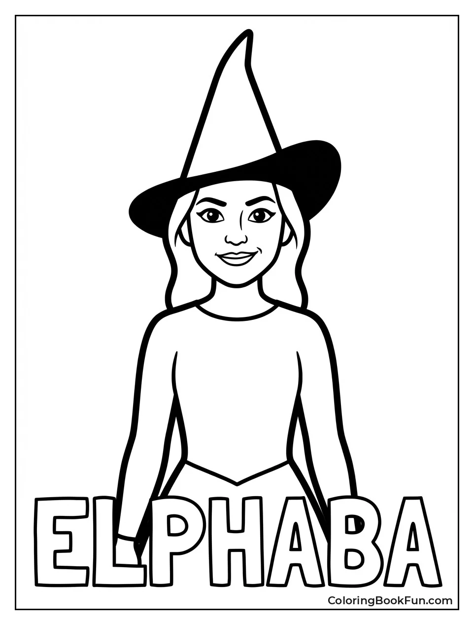 Elphaba Smiling with Hat