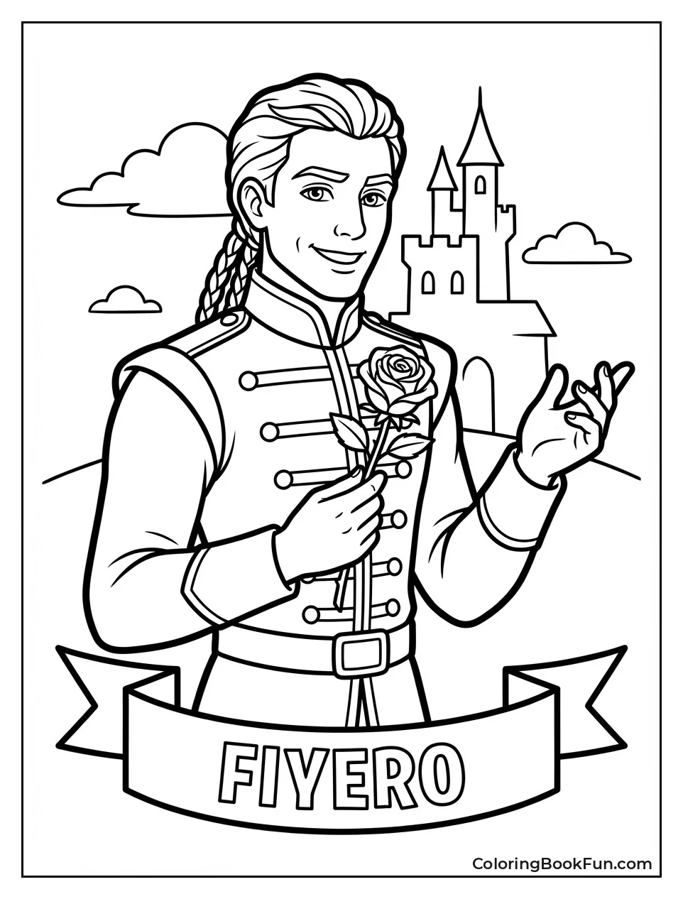 Fiyero Posing with Rose