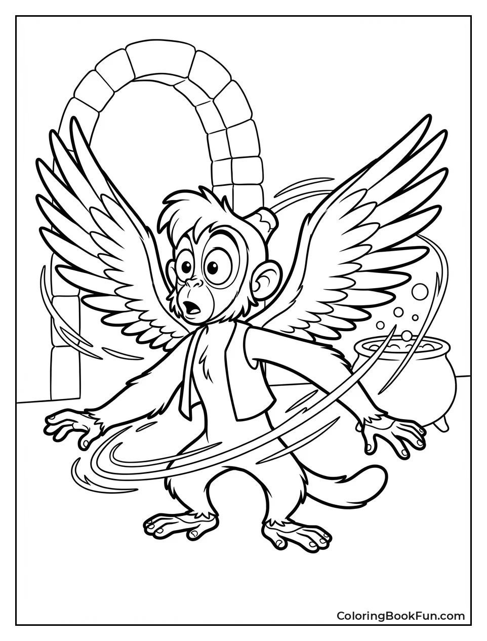 Monkey Grows Wings