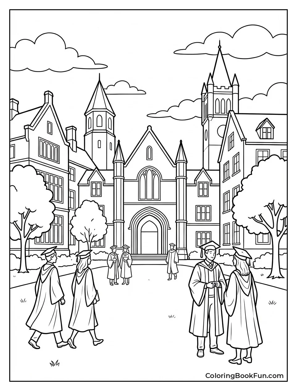 Shiz Campus with Students