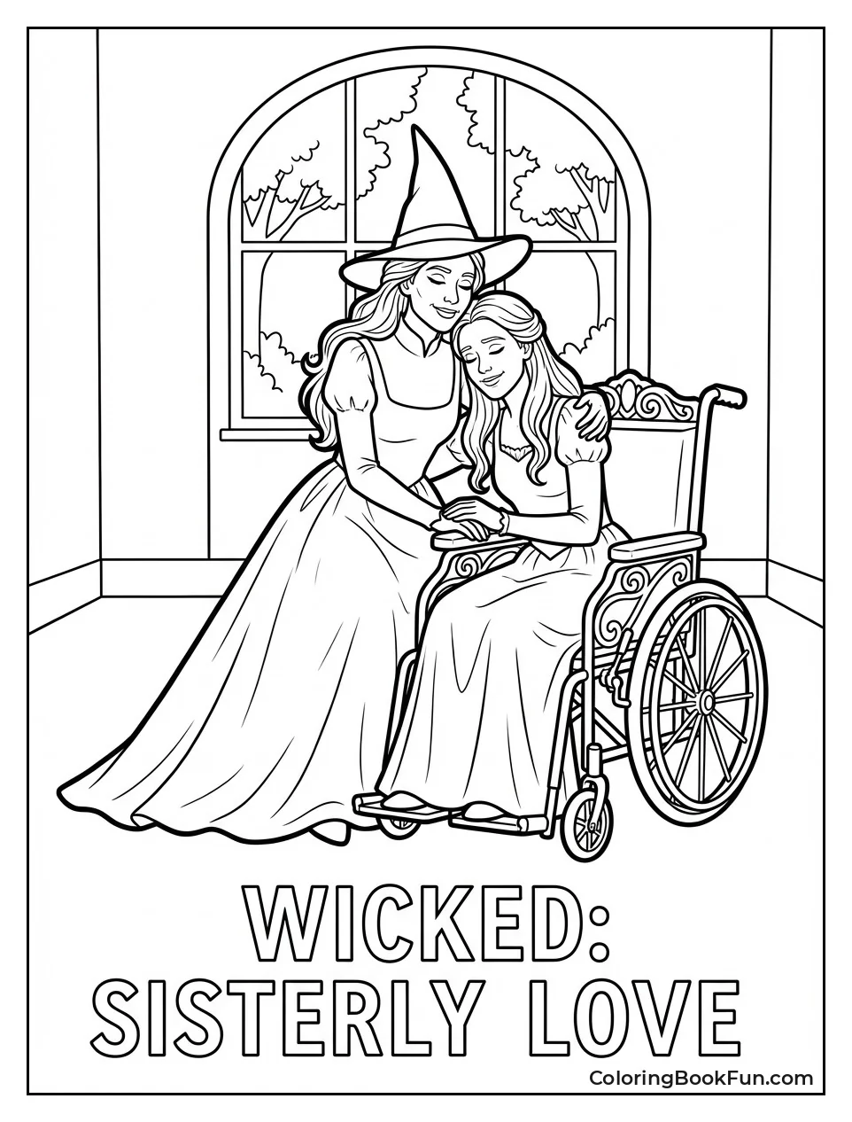 Sisters Elphaba and Nessarose