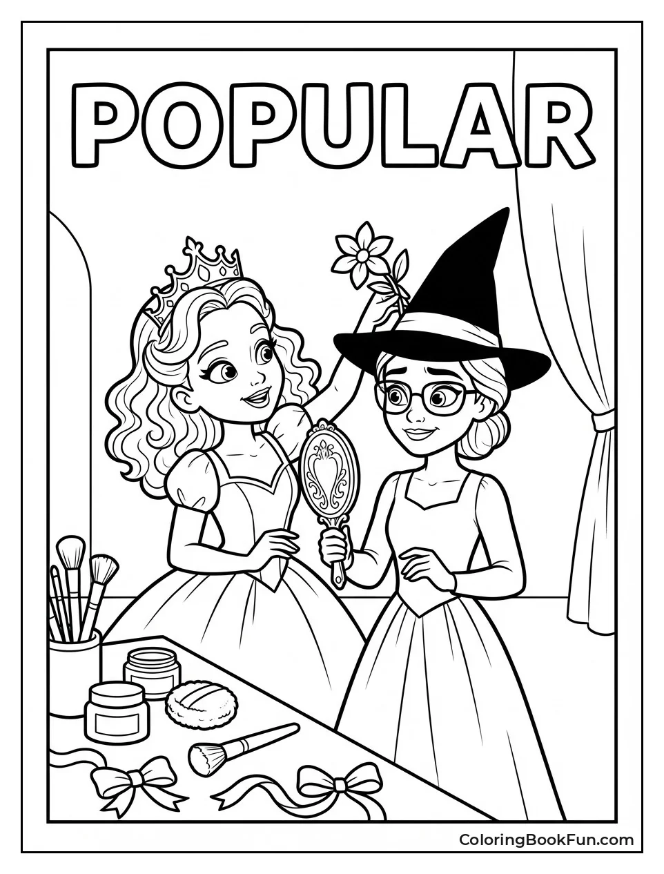 Glinda Styles Elphaba Hair