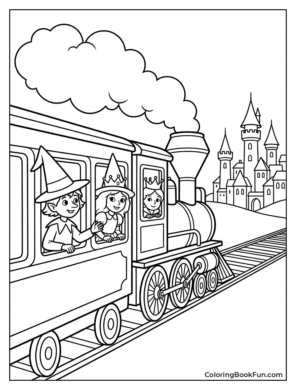 Train Nears Emerald City