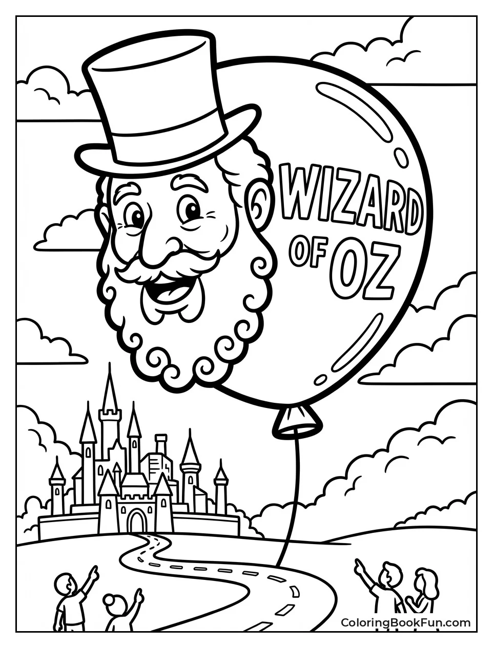 Wizard Floats as Balloon