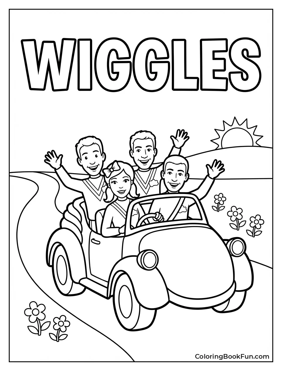Wiggles Drive Big Red Car