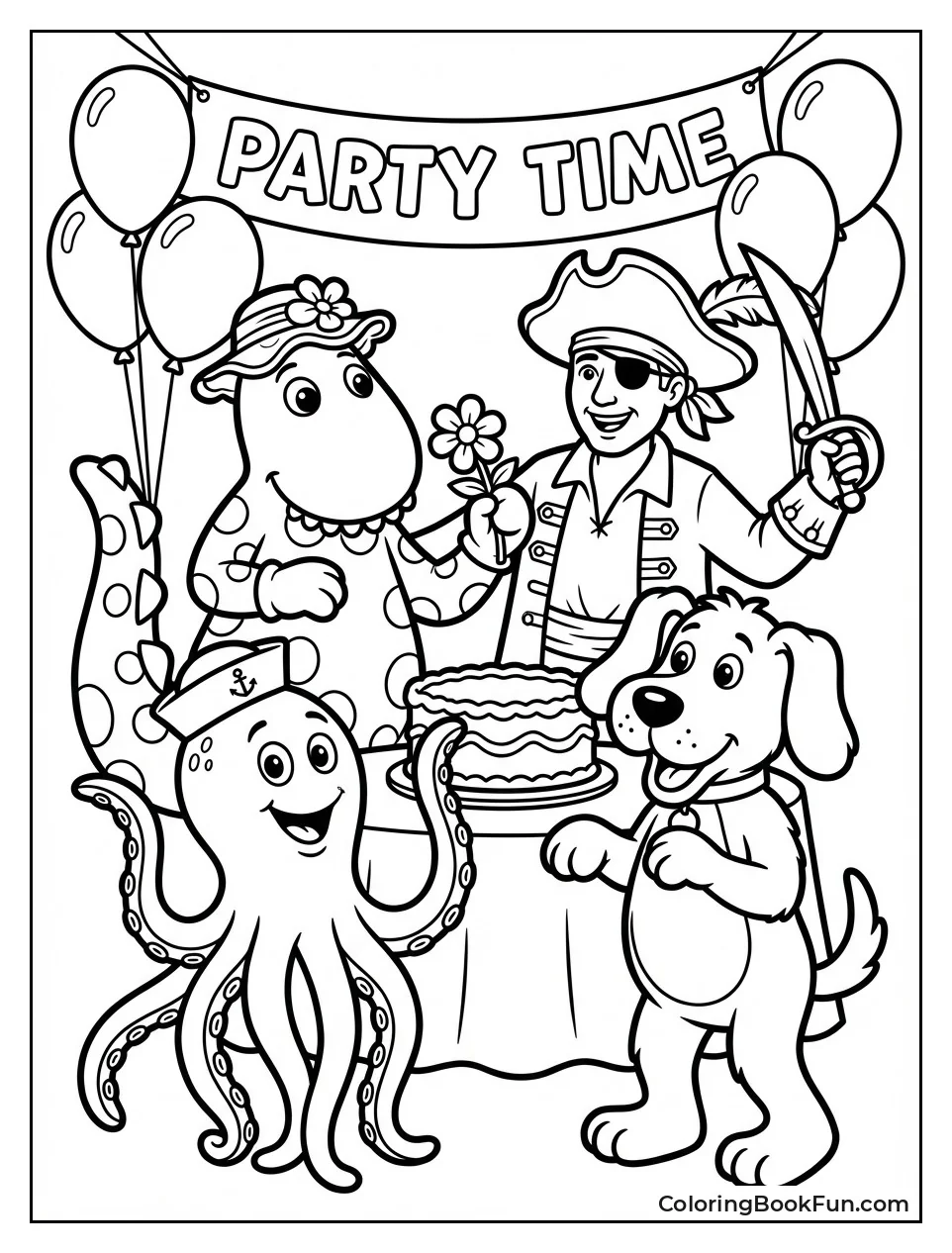 Friends Party with Wiggles