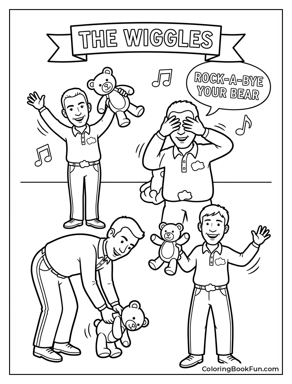 Wiggles Hug Teddy Bears