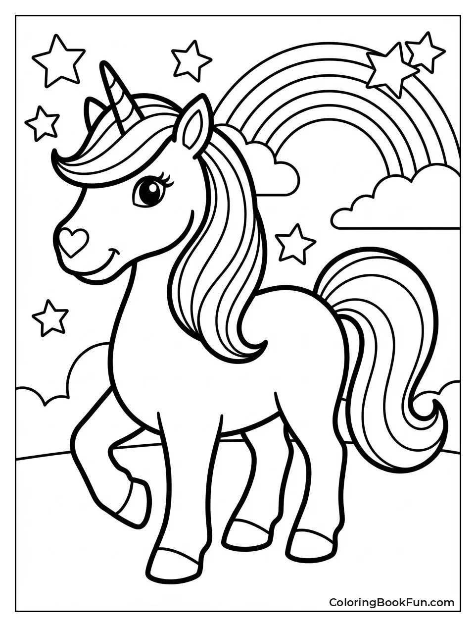 Shirley Shawn Rainbow Unicorn