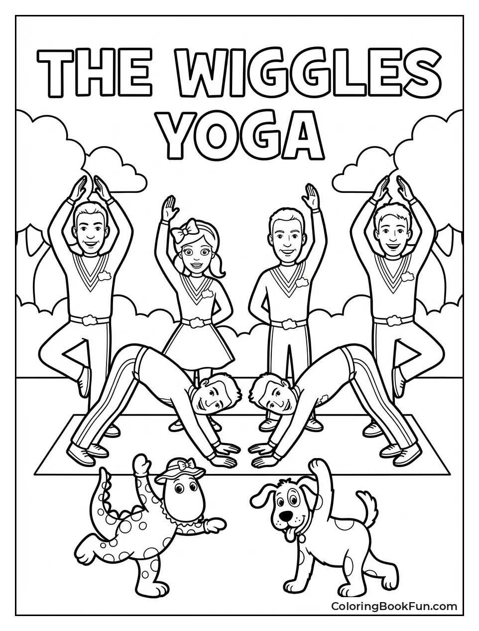 Wiggles Try Yoga Poses