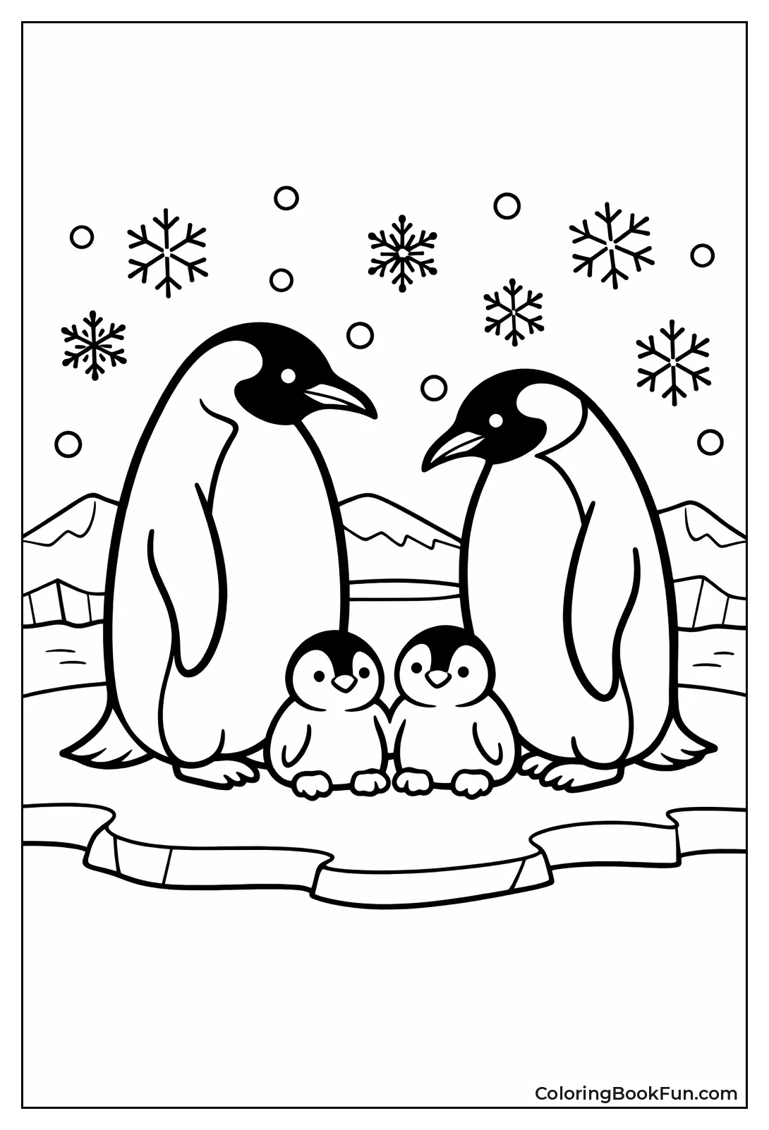 Penguins Waddle on Ice