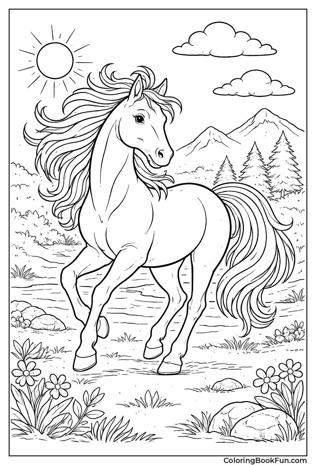 Wild Beautiful Horse