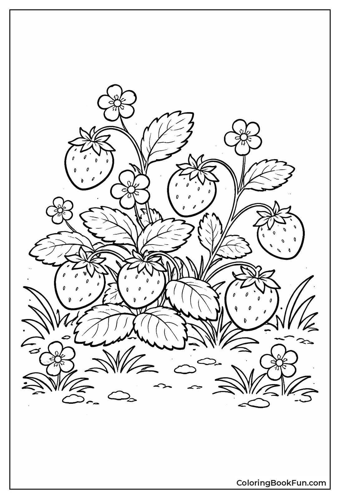 Wild Strawberries Grow Low