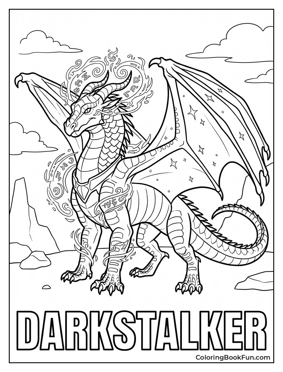 Darkstalker Poses with Magic Aura