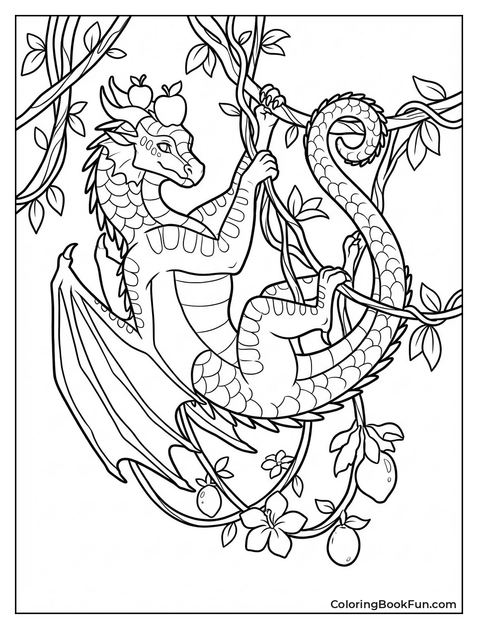 Glory Hangs from Vines