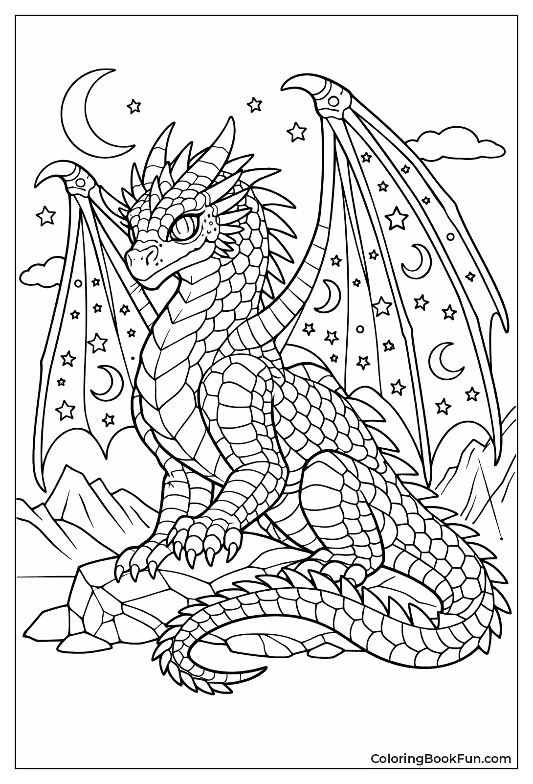 NightWing Dragon Stars Shine