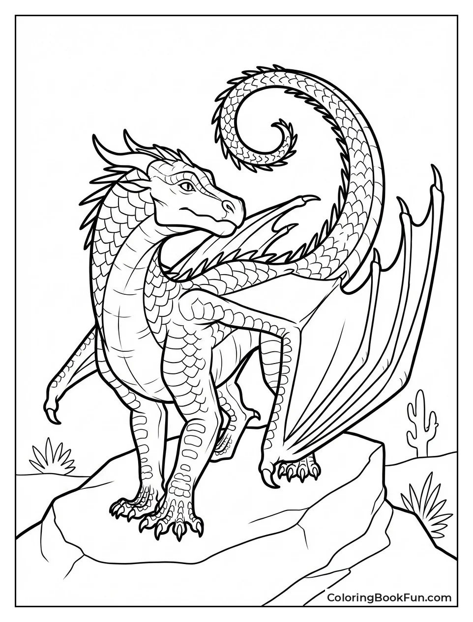 Qibli Raises Barbed Tail