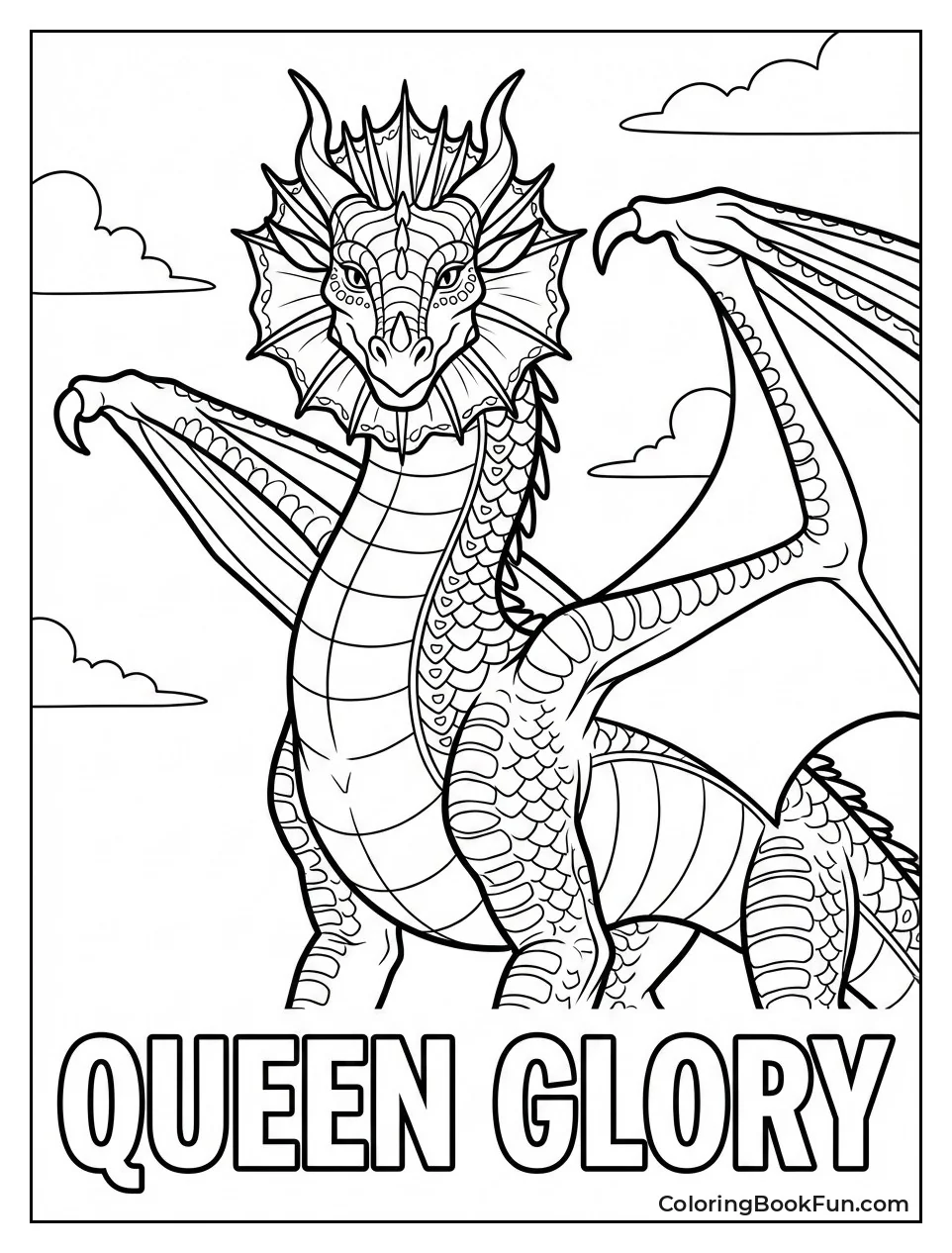 Queen Glory Stands Regal