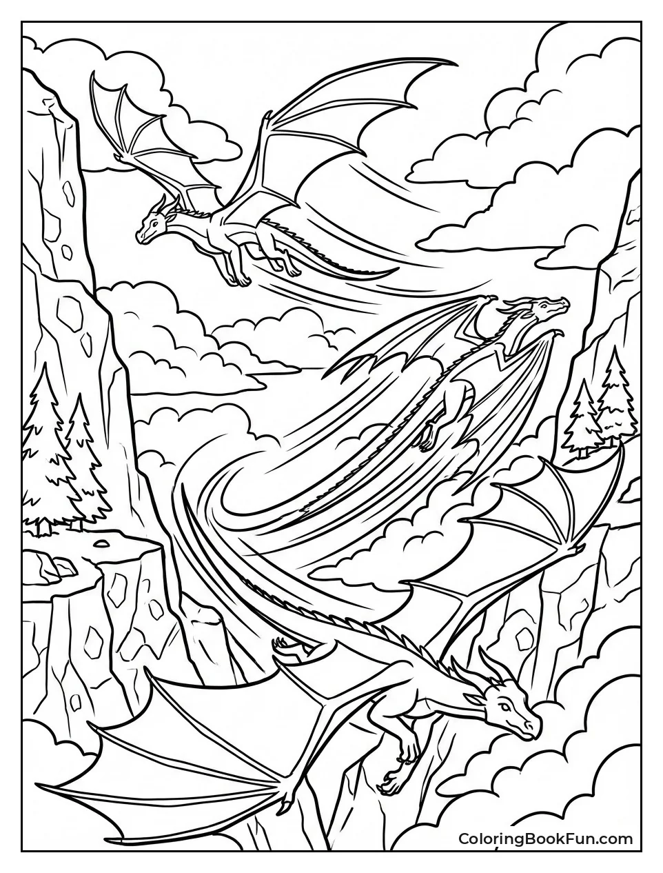 SkyWings Race through Clouds