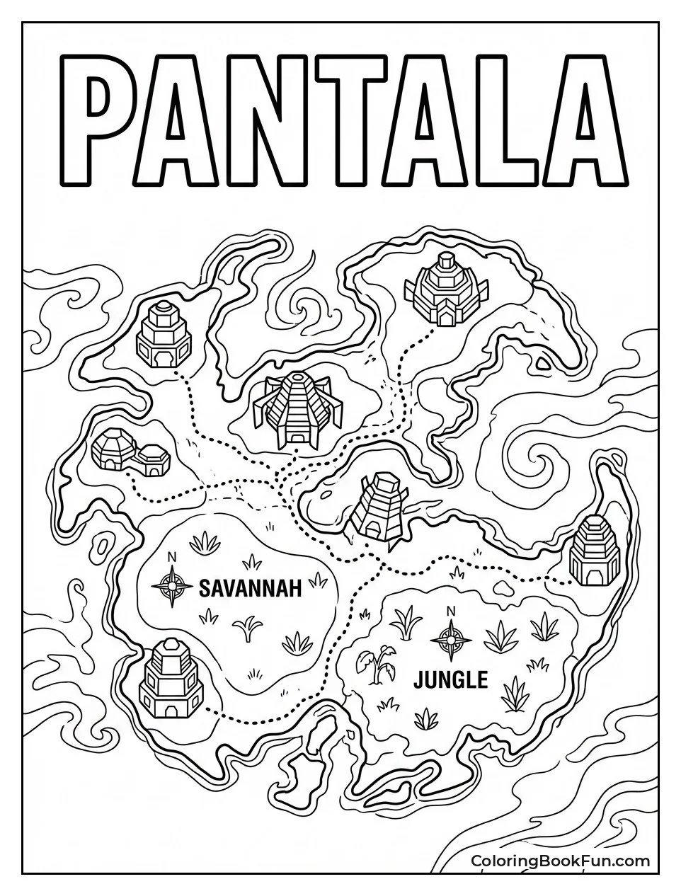 Pantala Map with Hives