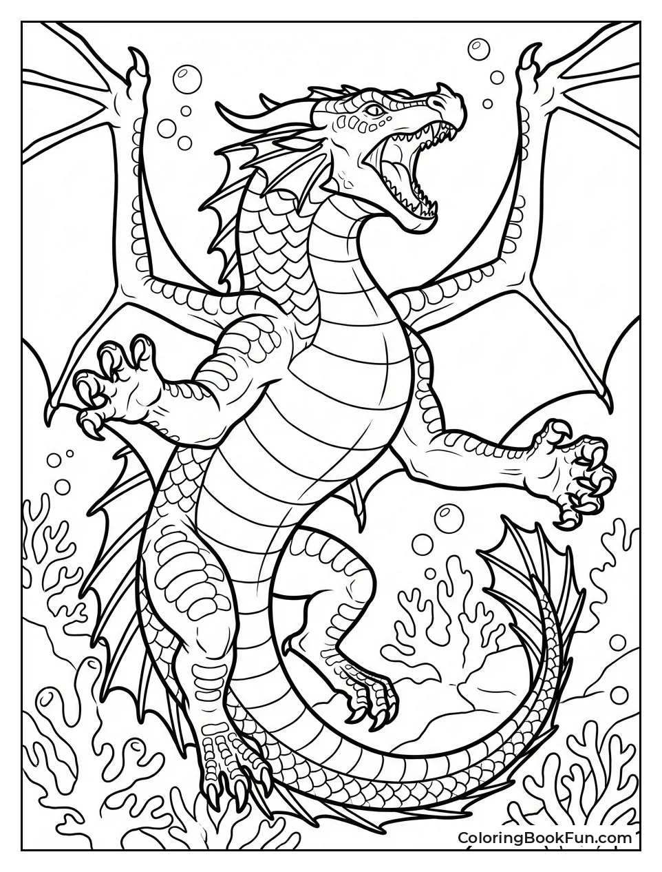 Tsunami Roars with Webbed Claws