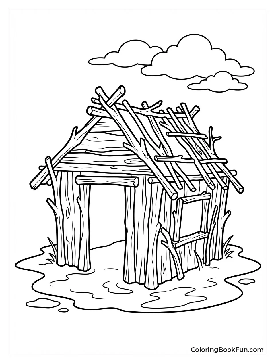 Eeyore's Gloomy Stick House