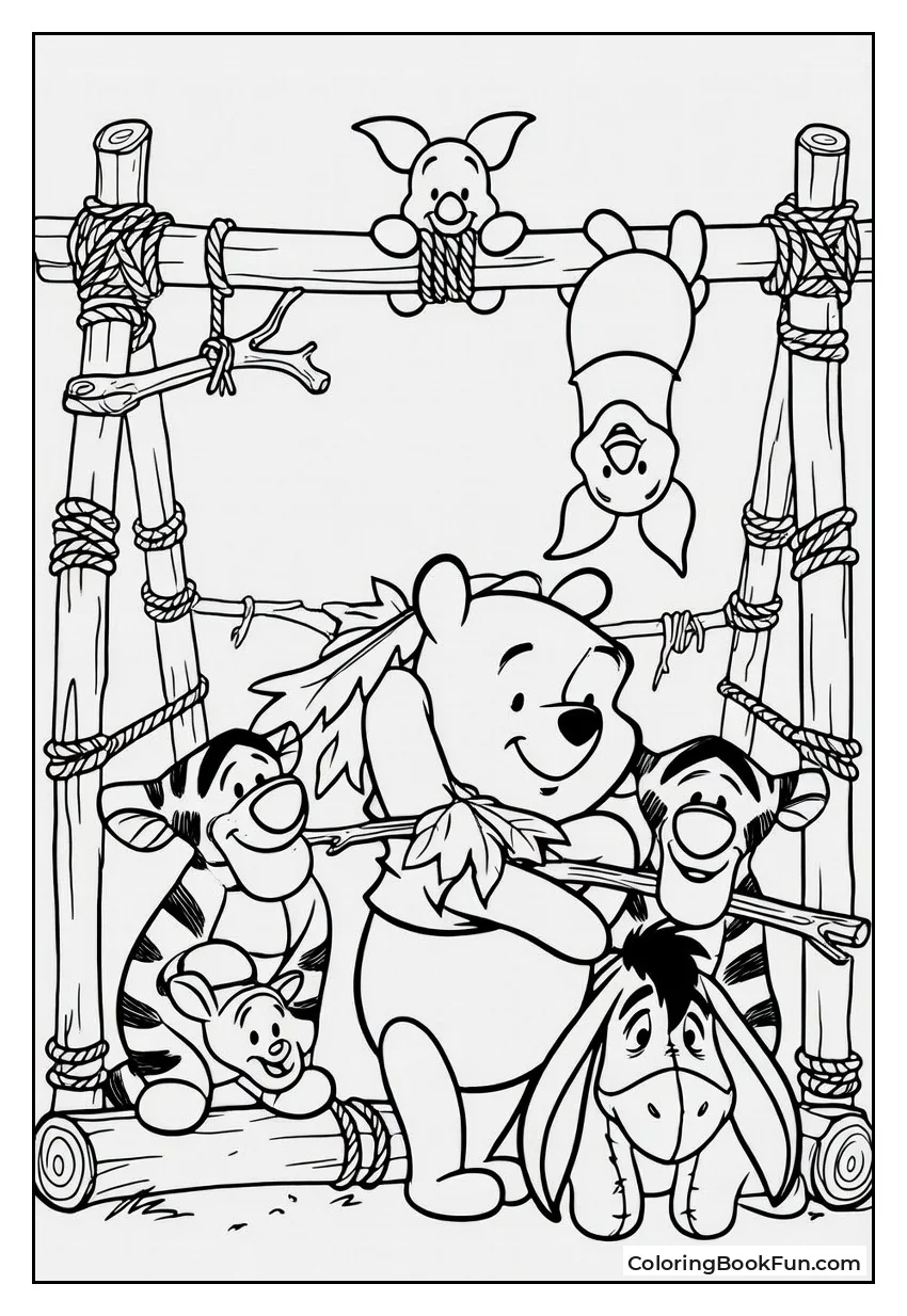 Friends Hide in Trap